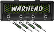 Pluginz - Dimebag Darrell - Magnetic Jack Rack - Limited Edition Warhead Glow in the Dark with 4 Guitar Plug Keychains 