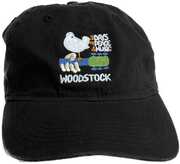 Woodstock - Logo - Unstructured Hat - Black 