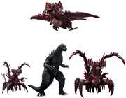 Tamashii Nations - Godzilla vs Destroyah - S.H.MonsterArts - Godzilla Jr & Destoroyah Evolution Action Figure Set 