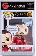 Funko POP! Rocks Sayings: Rocks: Freddie Mercury (I Dress to Kill, but Tastefully) - Alliance Authentic Encapsulated