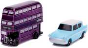 Harry Potter - Nano Hollywood Rides - 1959 Ford Anglia & Knight Bus Die-Cast 2-Pack