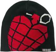 Green Day - American Idiot Red Grenade - Cotton Knit Hat - Jacquard Red/ Black BN25GD119