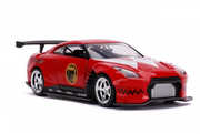 Power Rangers - Hollywood Rides - 1:32 2009 Nissan Gt-R (R35) Die-Cast Car Red Ranger Deco
