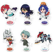 Megahouse - Gundam - Tokotoko Acrylic - Mobile Suit Gundam GQuuuuuuX vol.1 (One Random Stand per Purchase) 