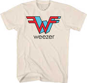 Weezer - Weezer Logo T-Shirt - Large Natural TS0100WZRA3 