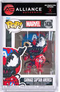 Funko POP! Marvel Comics: Carnage-ized - Captain America - Alliance Authentic Encapsulated