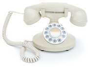 GPO Retro GPOPRLPBCR Pearl Classic Desktop Push Button Telephone - Cream 