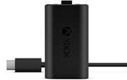 Xbox Accessory:  Power - Microsoft Play & Charge Kit - Black 