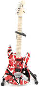 EVH - Eddie Van Halen - Frankenstein Red & White Mini Guitar Replica Collectible EVH-001 