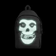 Rocksax - Misfits - Glow Fiend Logo - Daypack with Laptop Pocket (Black) 