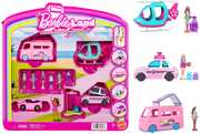 Barbie Mini Barbie Land 4-Pack Doll & Vehicle Set
