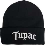 Tupac - Embroidered Logo - Acrylic Knit Hat - Black BN3178124H00