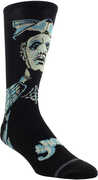 Perri's - Ghost - Prequelle Flat Press Knit In - Crew Socks 