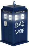 Fametek MTWOLF - Doctor Who - Bad Wolf Tardis Bluetooth Speaker with LED & Sound Effects