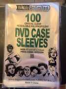 Bags Unlimited SPPDVDR DVD Case Sleeves - Resealable Flap - 6 X 8.25 - 100 Count (Crystal Clear) 