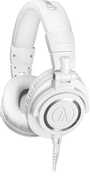 Audio Technica ATH-M50XWH Professional Studio Monitor Headphones - PRO Audio (White) 