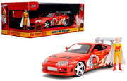 Jada Toys - 1:24 One Punch Man - Hollywood Rides - '95 Toyota Supra w/ Saitama Figure