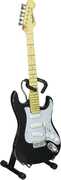 Eric Clapton Fender Strat Blackie Vintage Distressed 10 Inch Miniature Guitar