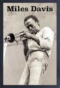 Miles Davis - Trumpet - 11x17 Framed Print With Gel-Coat