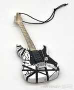 EVH Eddie Van Halen Black & White Guitar Holiday Ornament 