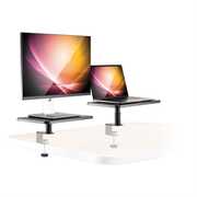 Allsop 32457 Ascend Monitor /  Laptop Stands Adjustable 2 Pack (Black) 