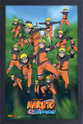 Naruto - Clones Up - Framed Print