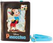 LOUNGEFLY DISNEY: CLASSIC BOOKS PINOCCHIO CONVERTIBLE CROSS BODY BAG 
