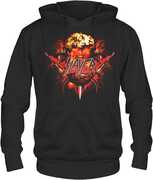 Slayer - Destroy / Gold Eagle - Pullover Hoodie - Large Black HD0001SLRA3