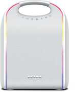 ION Audio Glow Tone Bluetooth Speaker with Immersive Sound Rechargable - IPX5 Water Resistant (White) 