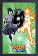 Naruto - Sasuke & Naruto - Charge Up - Framed Print