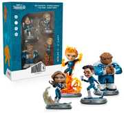 Iron Studios - Fantastic Four: First Steps - MiniCo - Metallic 4 Pack (AE Exclusive) 