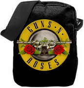 Rocksax - Guns N' Roses - Roses Logo - Crossbody Bag with Stash Pockets (Black)