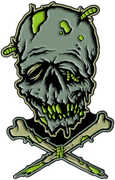 Trick or Treat Studios - Toxictoons - Zombie Kook! Enamel Pin