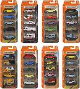 Mattel - Matchbox Basic 1:64 Car 5-Pack 12-Piece G Assortment 