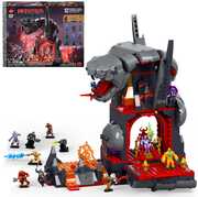 Mattel Brick Shop Masters of the Universe Clash at Snake Mountain Building Set, 636 Piece Collectible Building Toy Set (He-Man, MOTU) 