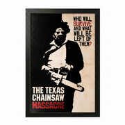The Texas Chainsaw Massacre - Who Will Survive? - 11x17 Framed Gel Coat