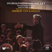 Dvorak Symphonies 8 & 9, Smetana Moldau - Remastered Hybrid SACD , Herbert von Karajan