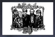 The Band - 50th Sketch - 11x17 Framed Print With Gel-Coat 
