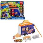 Mattel - Hot Wheels Skate Tony Hawk Moment Taco Truck Play Case, Fingerboard and Shoes