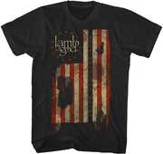 Lamb of God - Pure American Metal Flag T-Shirt - 2XL Black TS4410LAMA5 