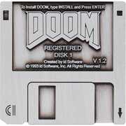 DOOM - Limited Edition Pin Badge - Floppy Disk