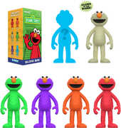 Super7 - Sesame Street - Reaction Blind Box Wv4 - Elmo 12pc Flat 
