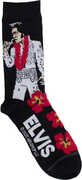 Perri's - Elvis Presley - Hibiscus Fuzzy - Crew Socks 