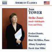 Joan Tower: Strike Zones - Small - Still/ Rapids - Ivory and Ebony , Glennie Mcmillen Albany Symphony Miller