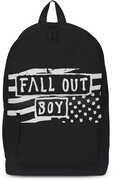 Rocksax - Fall Out Boy - American Beatuty/ American Psycho Flag - Classic Backpack with Laptop Pocket (Black) 