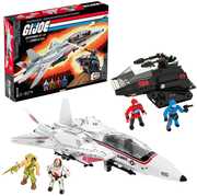 MEGA BLOKS G.I. JOE Skystriker vs. COBRA H.I.S.S. Building Set, 617 Peice Building Toy Set