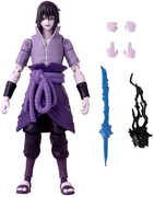 Bandai - Naruto - Anime Heroes - Uchiha Sasuke Rinnegan/ Mangekyo Sharingan Action Figure 