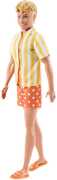 Barbie Fashionistas Ken Doll #252 in Polka-Dot Shorts & Striped Shirt, Blond