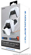 PlayStation 5 Accessory:  Power - BIONIK Power Stand - Dual Controller Dock Charge Stand - White 