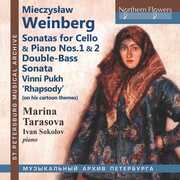 Mieczyslaw Weinberg: Sonatas for Cello & Piano Nos. 1 & 2; Double-BassSonata; 'Vinni Pukh' (Winnie The Pooh) Rhapsody , Marina Tarasova